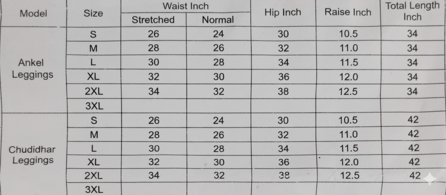 Ankle Length leggings