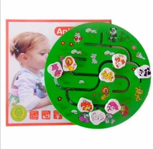 Animals and fruits Maze wooden educational Montessori Toys