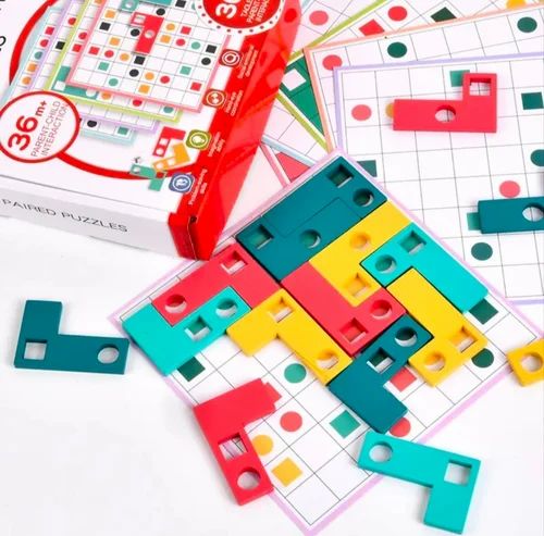 L-shape pairing puzzle game-with cards matching