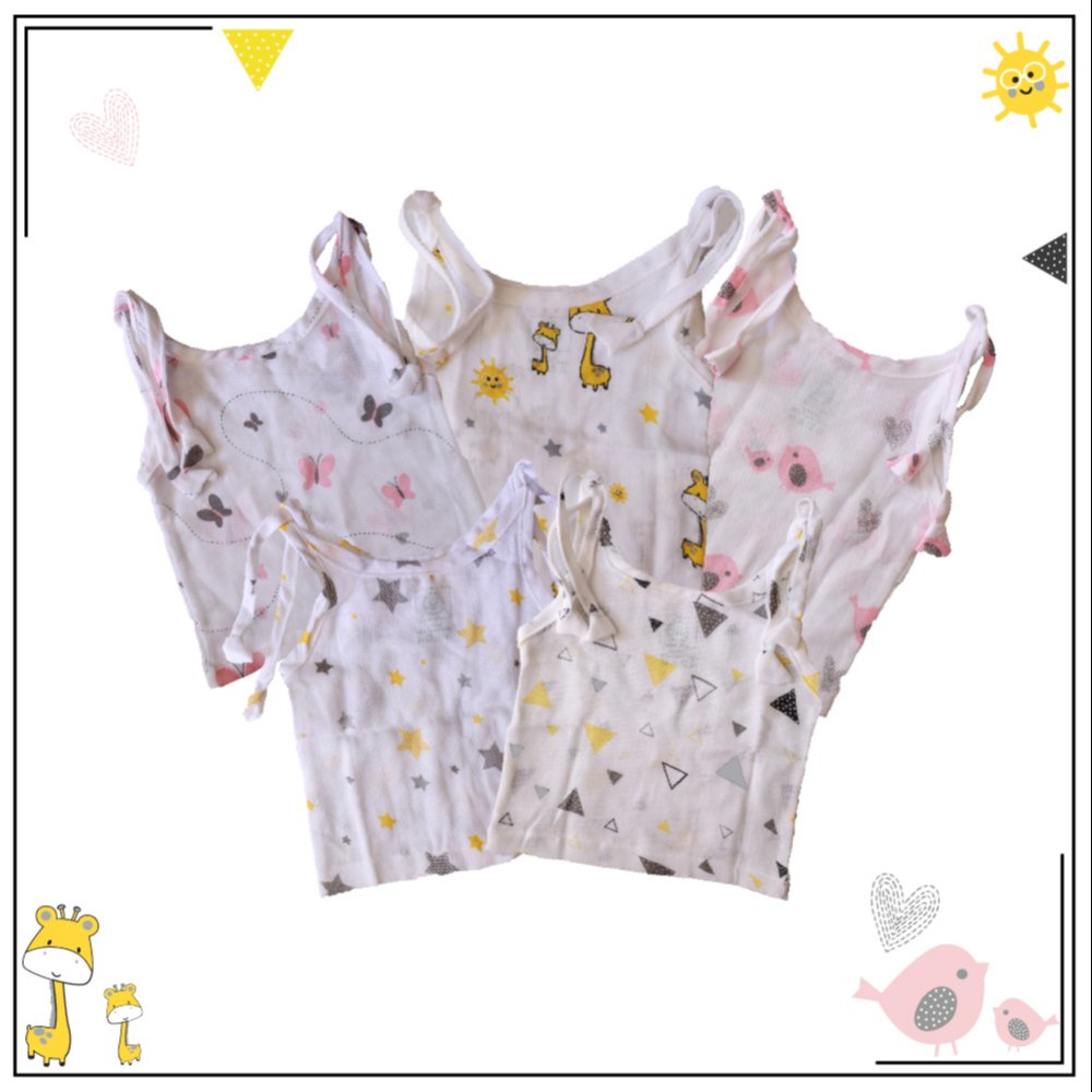 N ew Born Muslin Knot Jabla Pack of 5 (Organic)