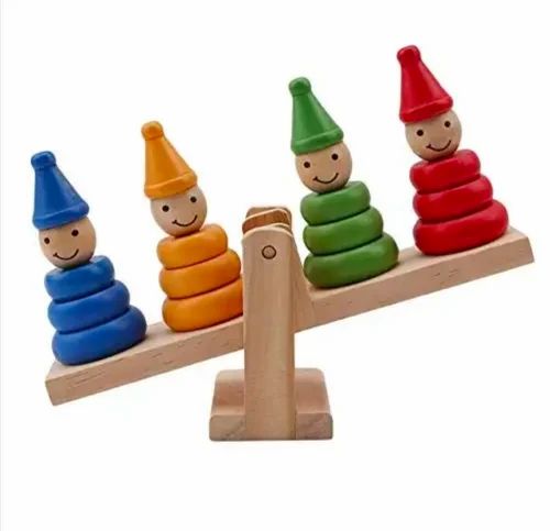 Wooden clown Balance, Joker Balance Toy for kids