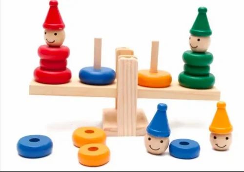 Wooden clown Balance, Joker Balance Toy for kids