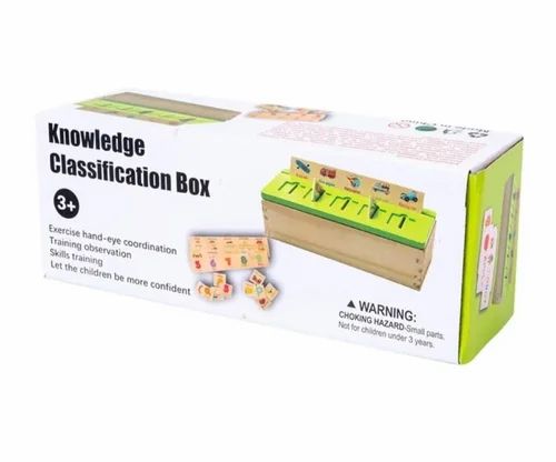 Wooden Knowledge Classification Box(Shapes,Numbers,vehicles,Animals,Fruits & Veg) Puzzle for kids