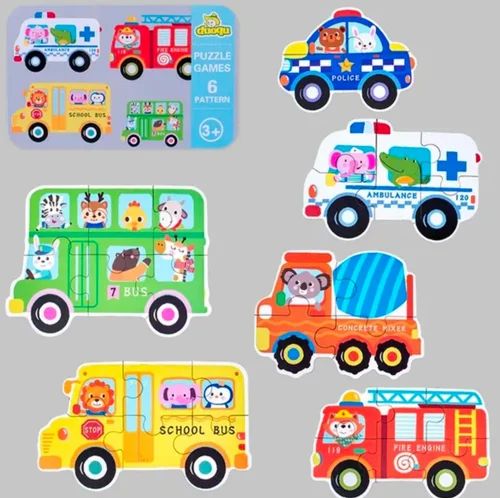 Wooden Puzzle Game with Box